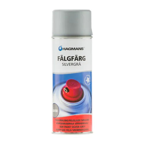 Hagmans Fälgfärg Silvergrå 400 ML