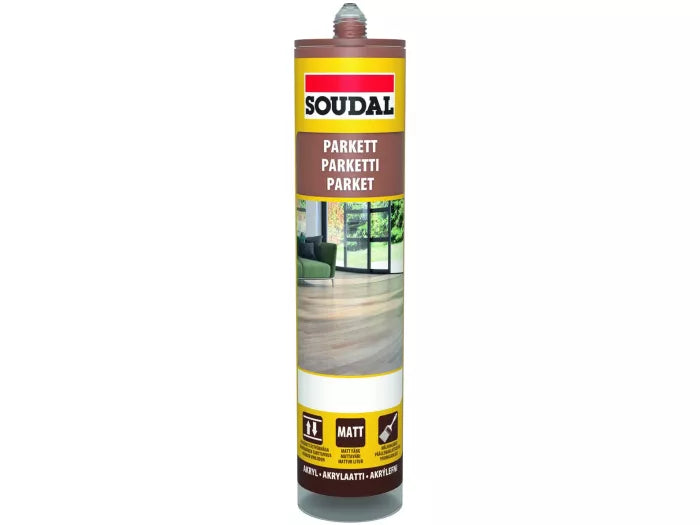 Soudal Parkettkitt Akrylfog för Trägolv