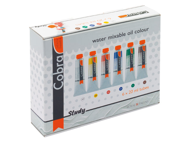 Cobra Study water mixable oil colours starter set small