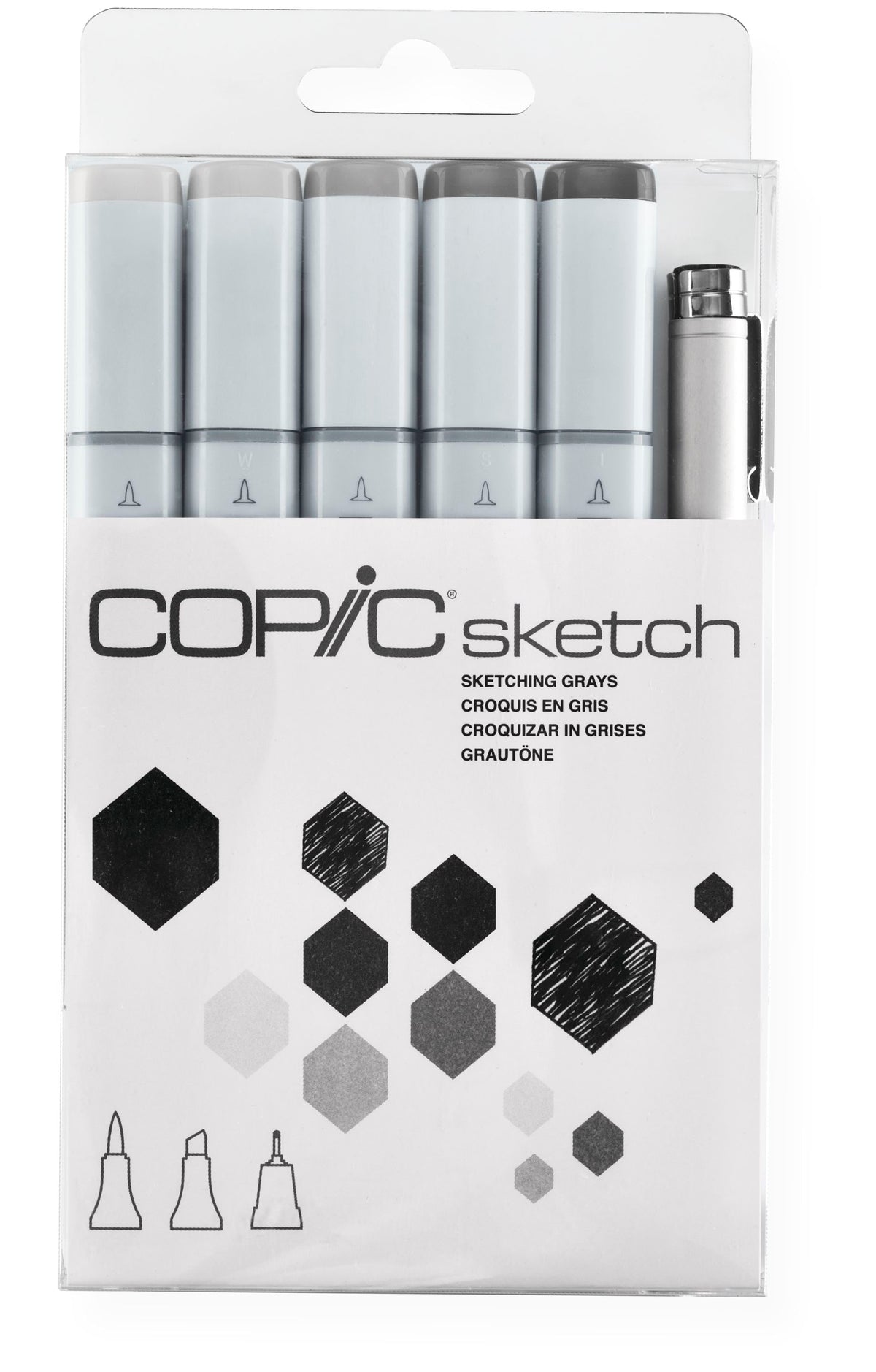 Copic Sketch Set 5 Greys