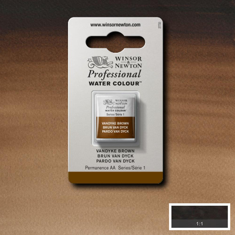 Winsor & Newton Professional Akvarellfärg – Halvkopp (1/2-kopp)