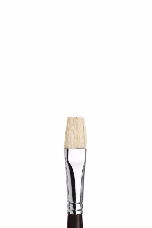 Winsor & Newton Azanta Svinborstpensel – Flat kort skaft