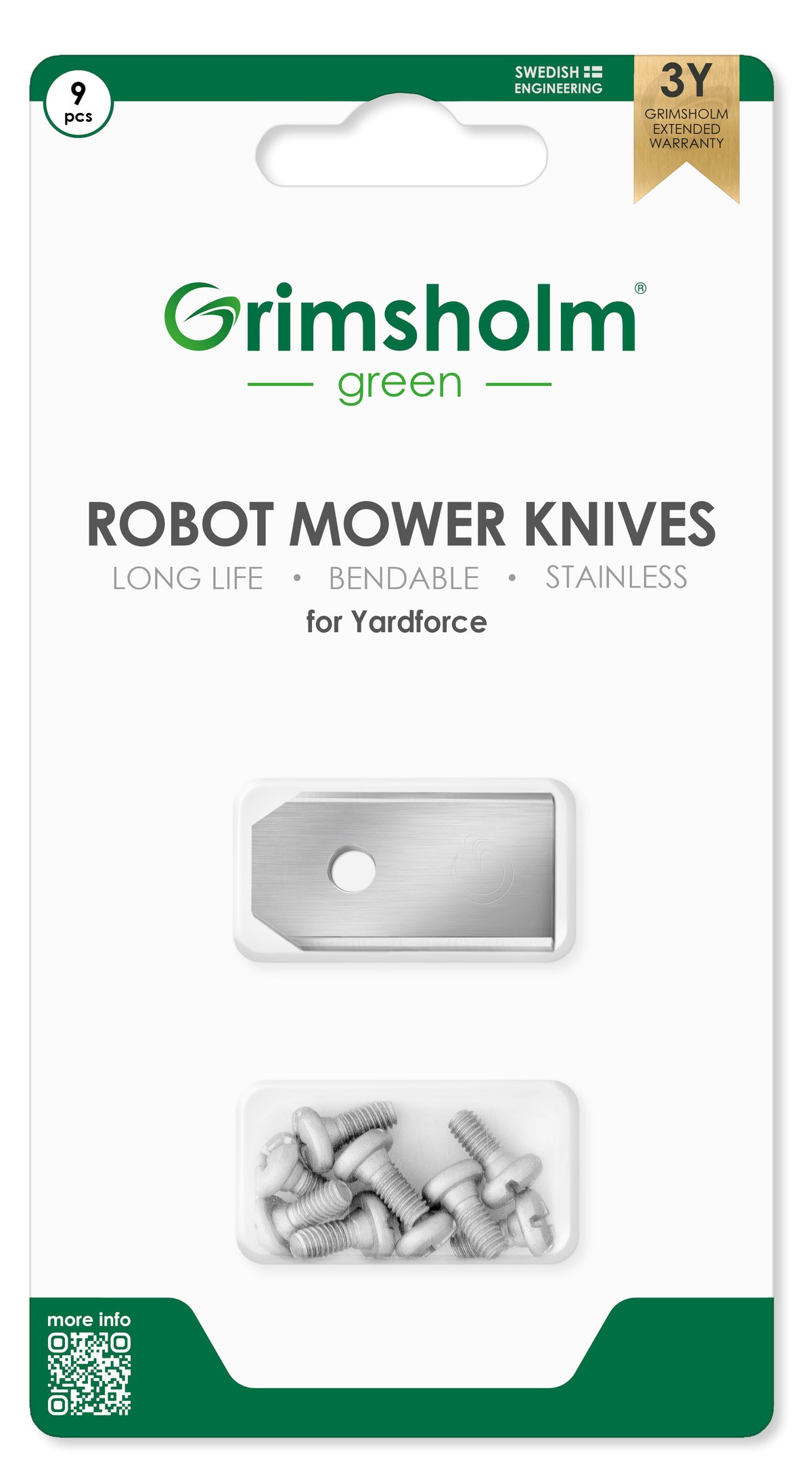 Knivar till Yardforce, 9-pack