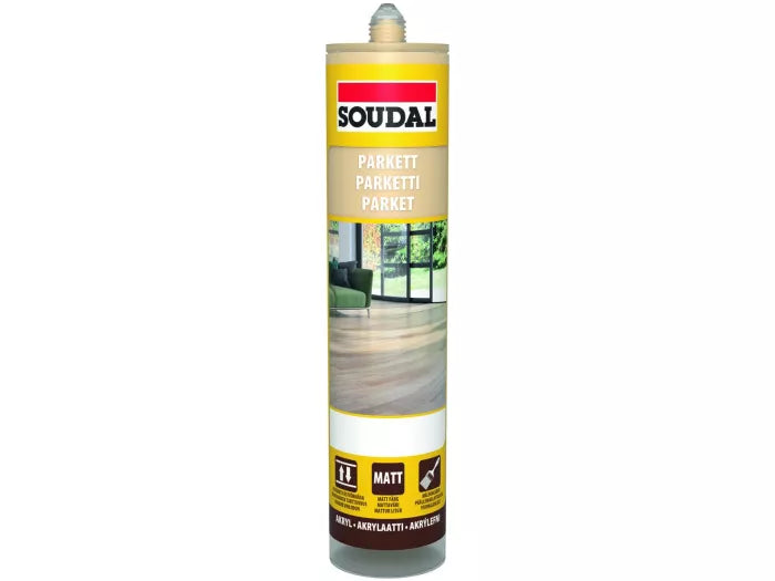 Soudal Parkettkitt Akrylfog för Trägolv