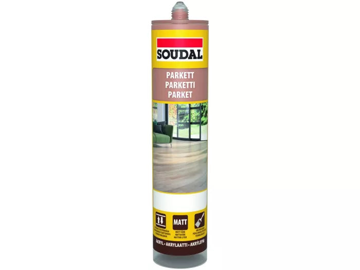 Soudal Parkettkitt Akrylfog för Trägolv