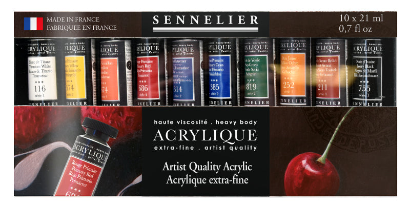 Akrylfärgset Sennelier Artist Akryl 10x21ml