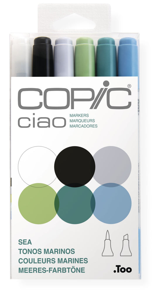 Copic Ciao 6 set - Sea Set
