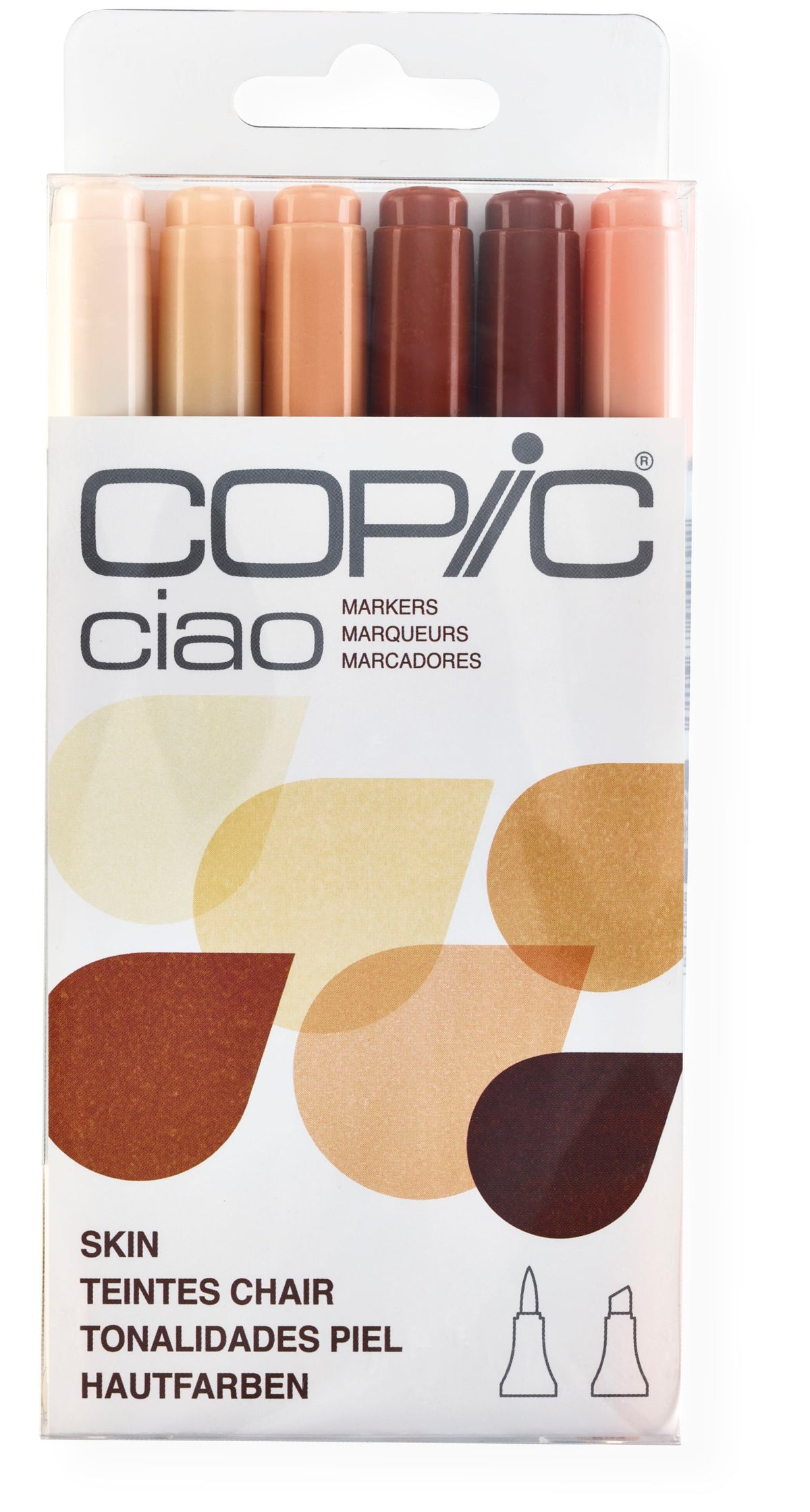 Copic Ciao 6 set - Skin Tones