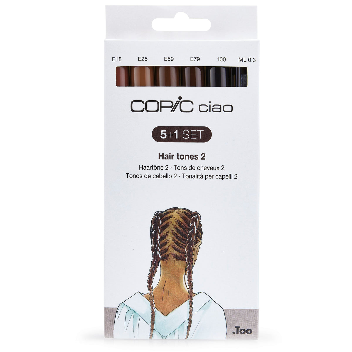 Copic Ciao Set 5+1 Hårfärger  2