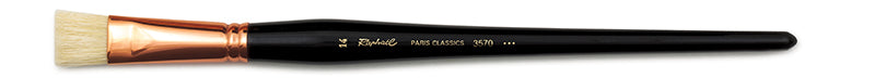 Svinborstpensel Raphael 3570 Paris Classics. Flat kort st 14