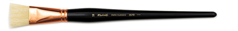 Svinborstpensel Raphael 3570 Paris Classics. Flat kort st 18