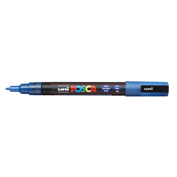 POSCA PC-3ML Glitter (0,9–1,3 mm) 41 blue glitter