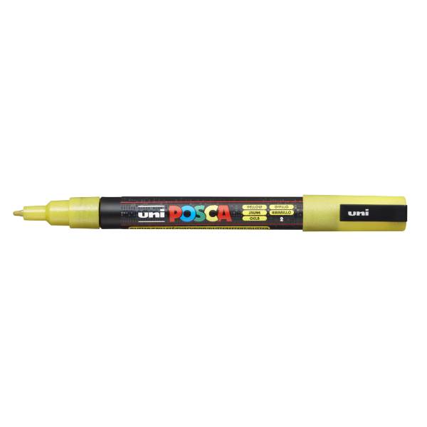 POSCA PC-3ML Glitter (0,9–1,3 mm) 44 yellow glitter
