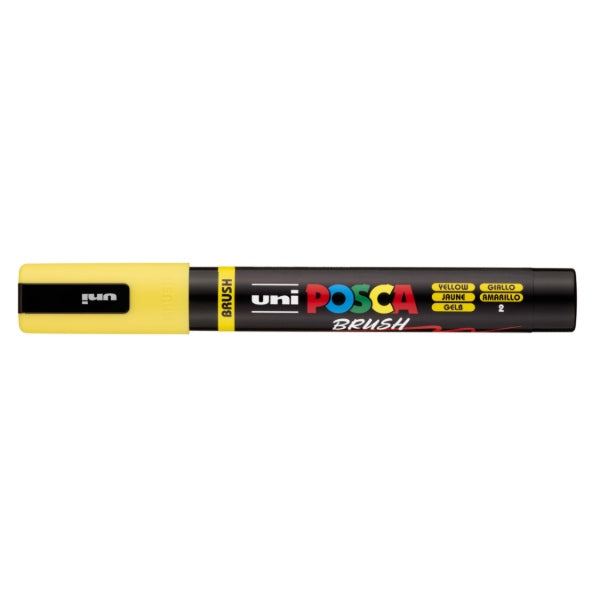 POSCA Brush PC-5BR (1–4 mm) 44 yellow