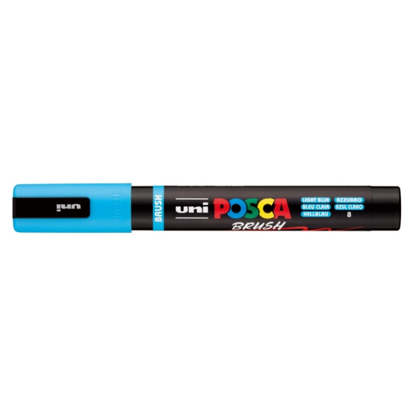 POSCA Brush PC-5BR (1–4 mm) 57 light blue