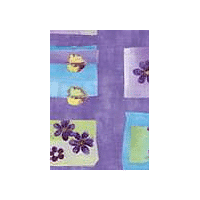 Decopatch papper - Lila blommor (C312)