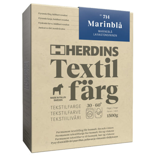 Herdins Textilfärg – Permanent Textilfärg för Naturfiber