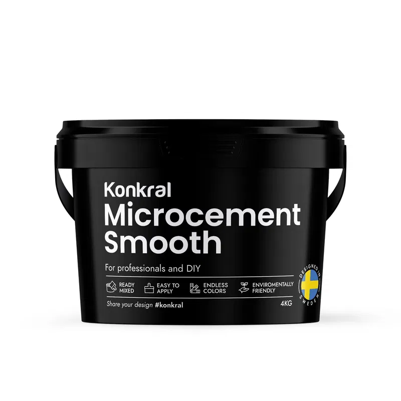 Konkral Microcement Smooth Ofärgad 4 kg
