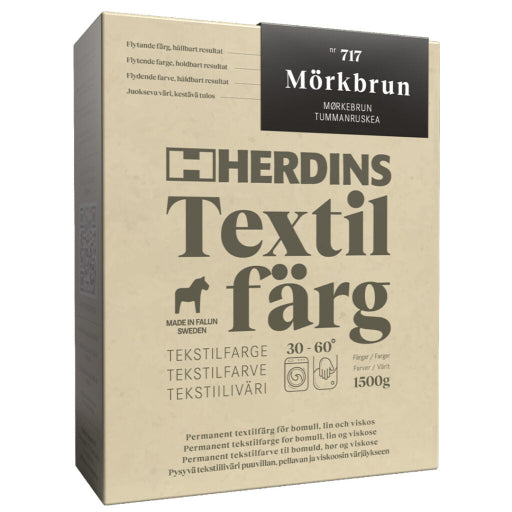 Herdins Textilfärg – Permanent Textilfärg för Naturfiber