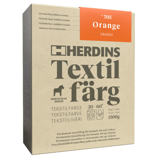 Herdins Textilfärg – Permanent Textilfärg för Naturfiber