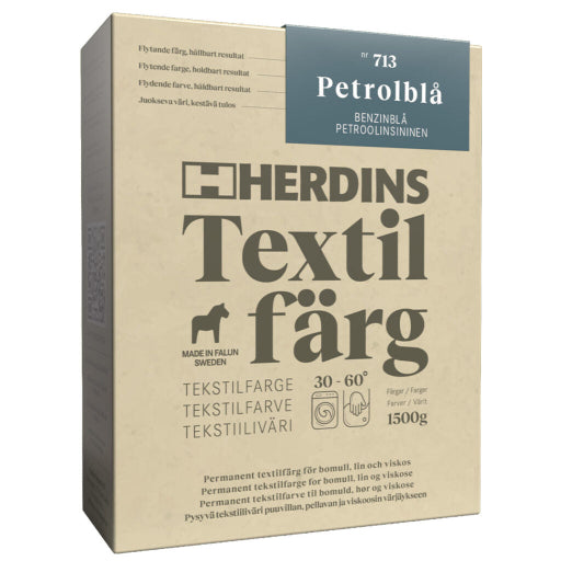 Herdins Textilfärg – Permanent Textilfärg för Naturfiber
