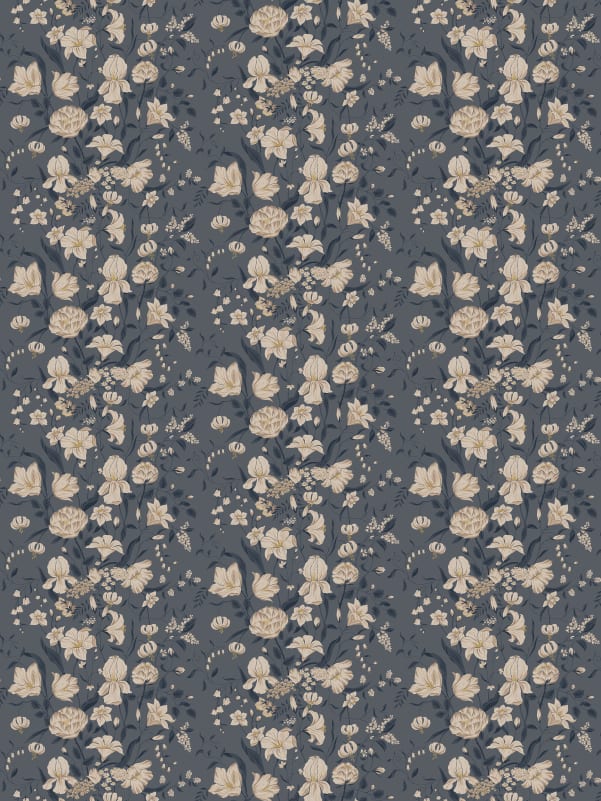 Sandberg Karins bukett, Indigo - S10163