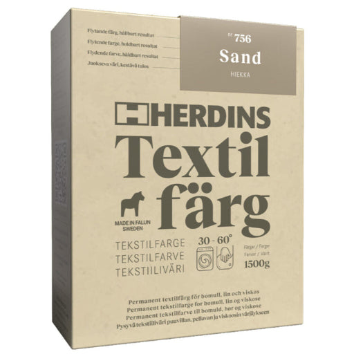 Herdins Textilfärg – Permanent Textilfärg för Naturfiber
