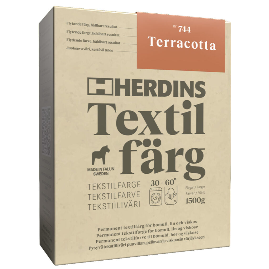 Herdins Textilfärg – Permanent Textilfärg för Naturfiber