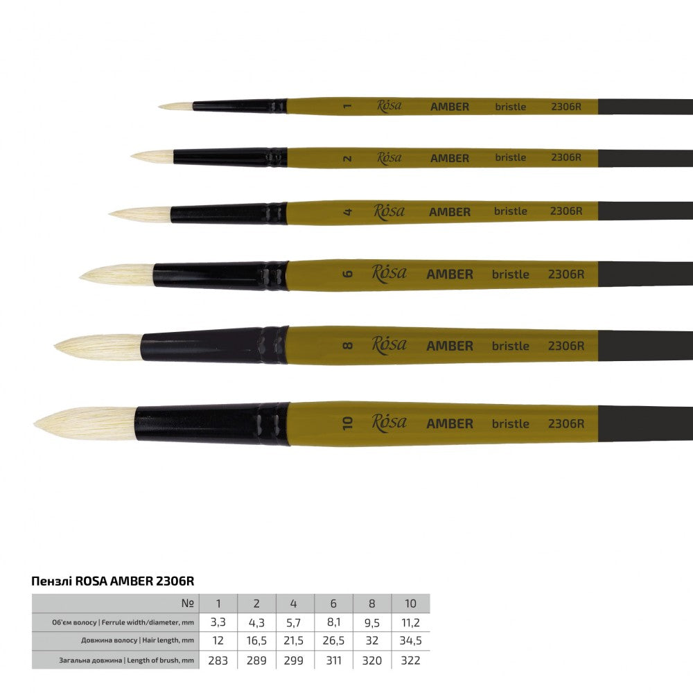 Rosa AMBER Rund 2306R