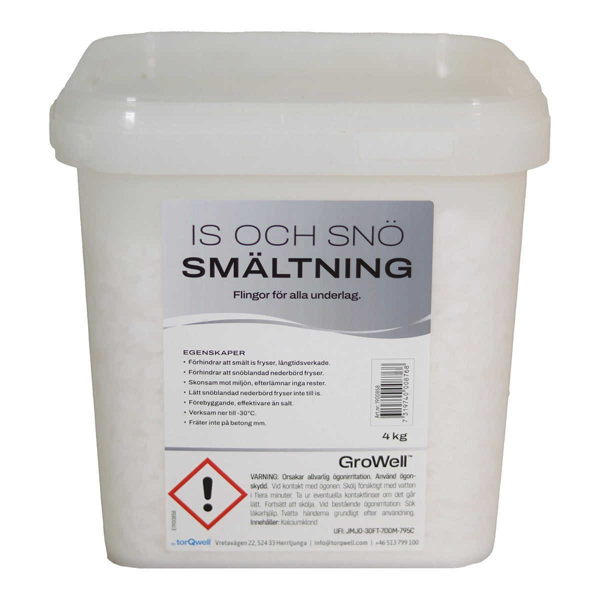 Growell Is & Snösmältning Flingor 4 kg