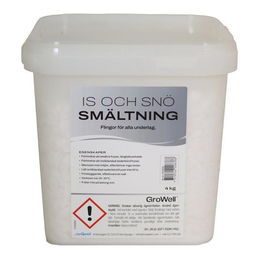 Growell Is & Snösmältning Flingor 4 kg