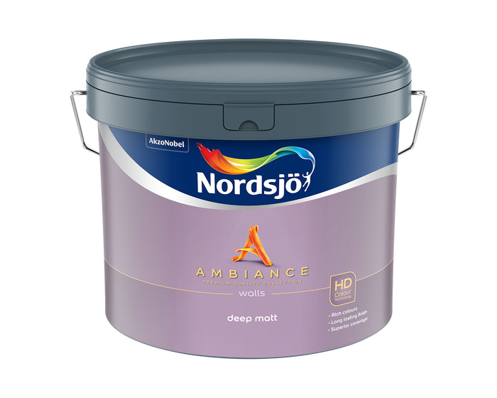 Nordsjö Ambiance Deep Matt väggfärg 10L Valfri Kulör