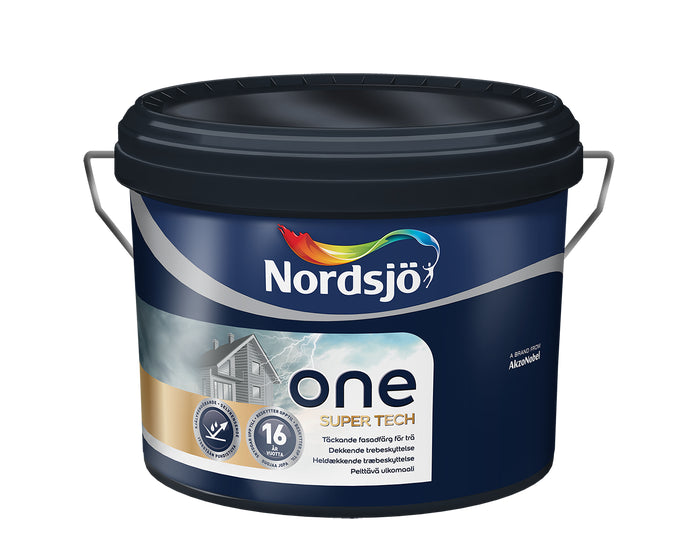One Super Tech fasadfärg 5L Valfri Kulör